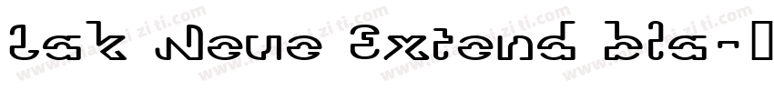 Lak Neue Extend bla字体转换